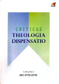 Image of Criticus Theologia Dispensatio