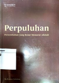 Image of Perpuluhan : Persembahan Yang Benar Menurut Alkitab