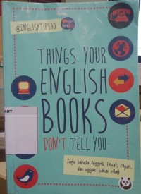 Image of Things Your English Books Don't Tell You